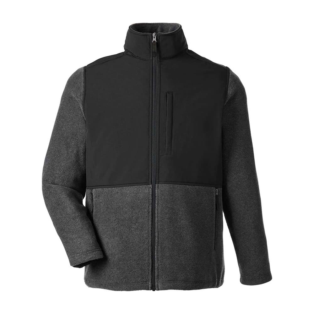 CUSTOM CORE365 MENS JOURNEY SUMMIT HYBRID FULL-ZIP