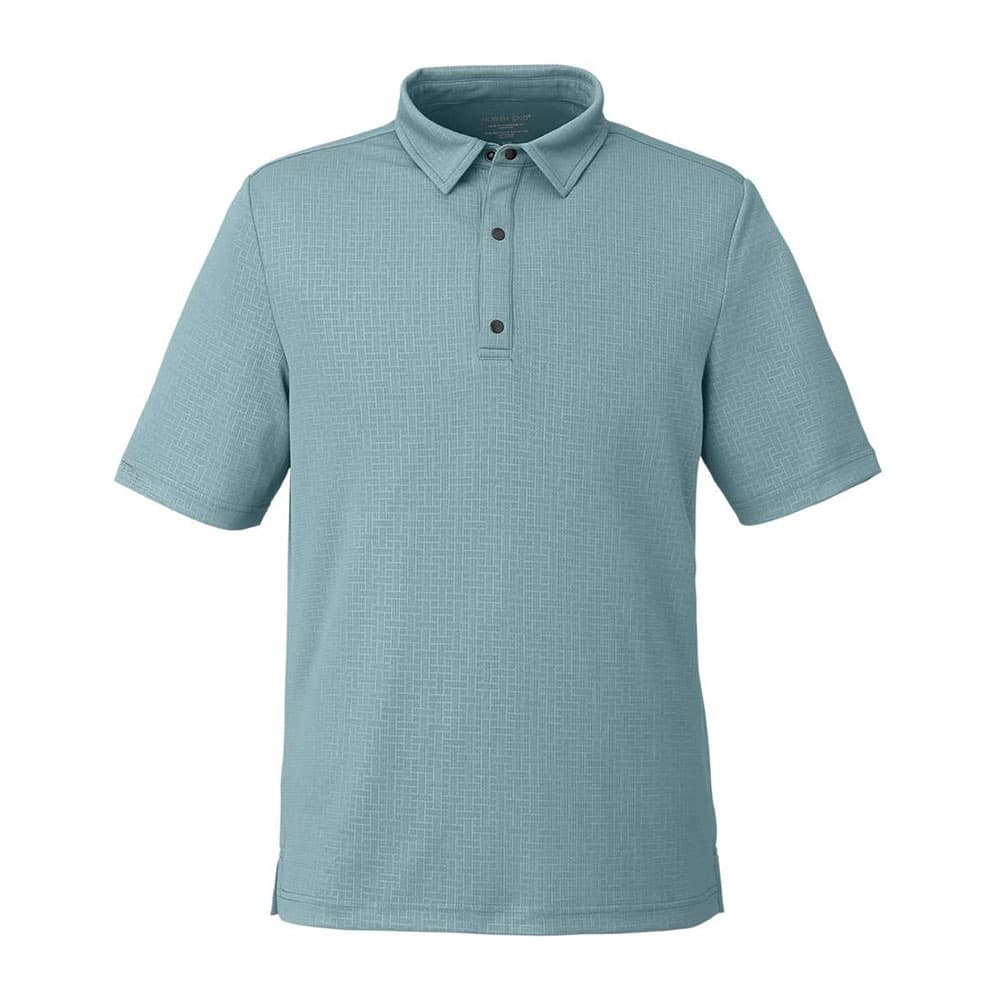 CUSTOM NORTH END MENS REPLAY RECYCLED PIQUE POLO