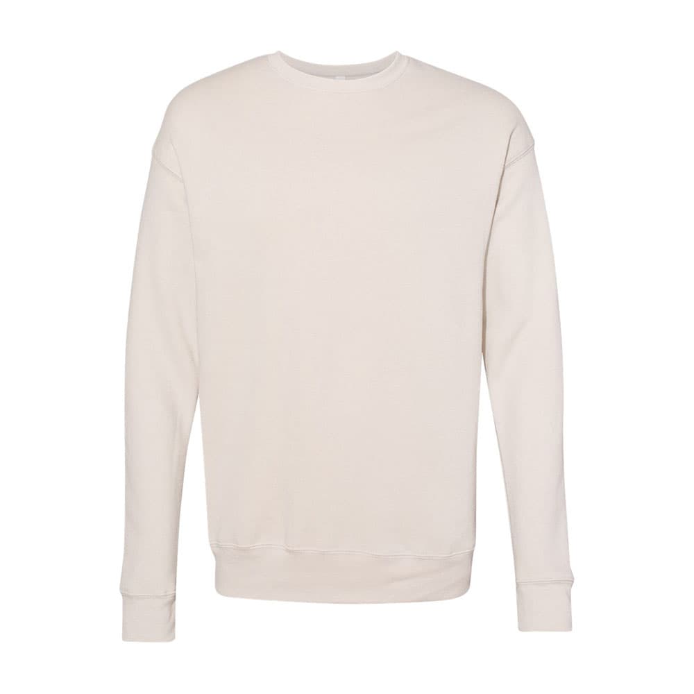 CUSTOM BELLA + CANVAS UNISEX SPONGE FLEECE DROP SHOULDER CREWNECK SWEATSHIRT