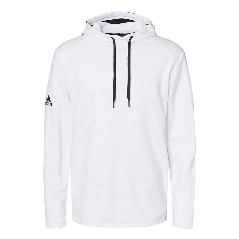 CUSTOM ADIDAS TEXTURED MIXED MEDIA HOODED SWEATSHIRT